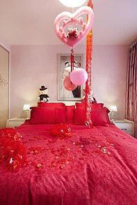 结婚房间布置_结婚房间布置简单图片_结婚房间布置图片气球