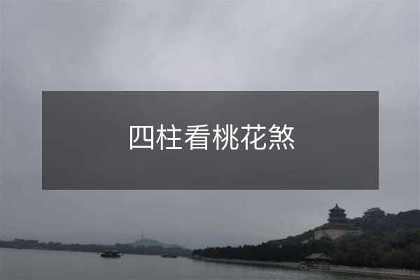 <strong>四柱</strong>看桃花煞