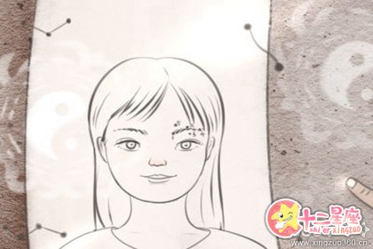 女人面部<strong>痣相</strong>图解大全 女人脸上的大吉痣