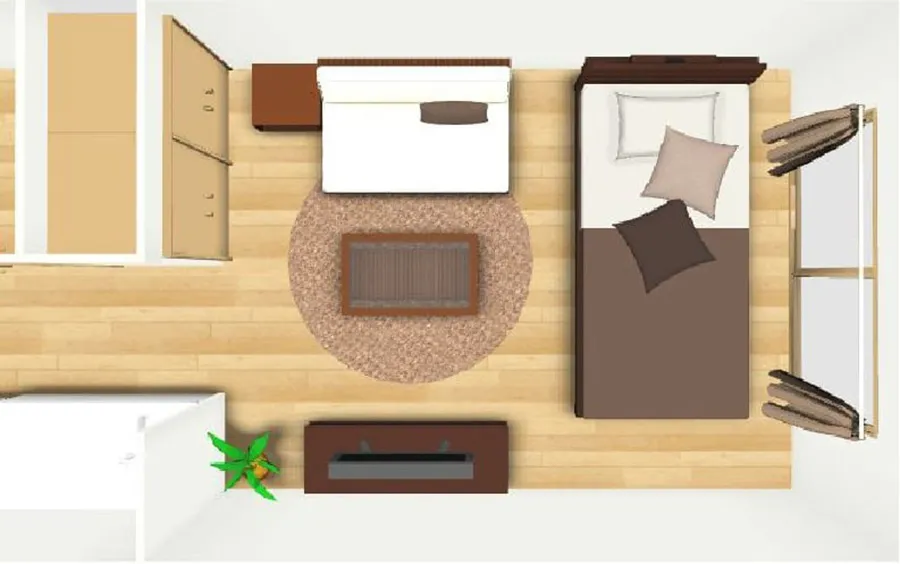 卧室布局正确姿势！10㎡像20㎡，3种格局20种设计，实用又扩容