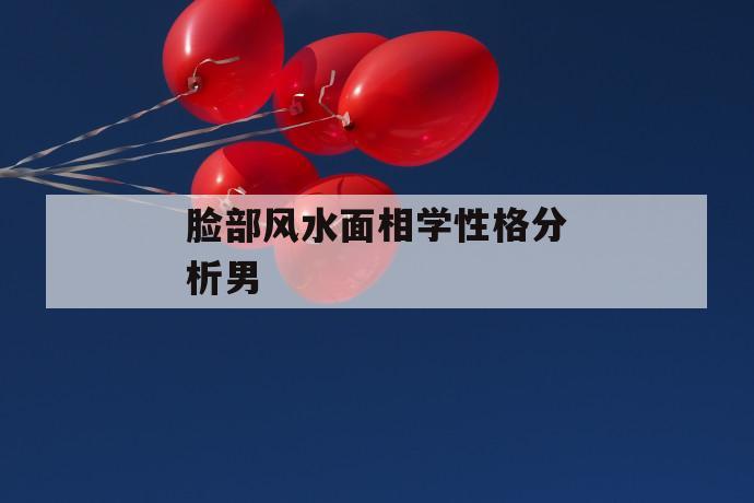 脸部风水面<strong>相学</strong>性格分析男（脸部风水图男）
